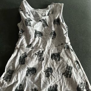 Kitten Print Tank Top Dress